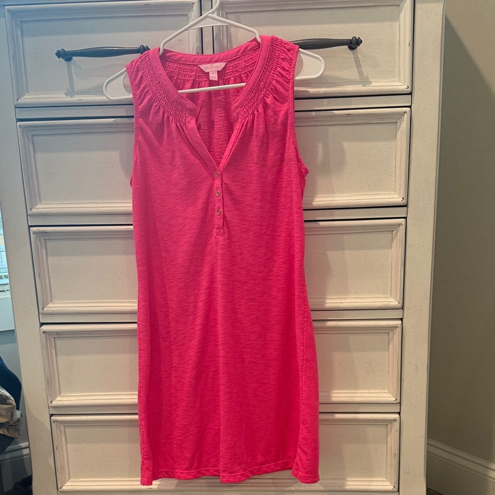 Pink Sleeveless Dress Lilly Pulitzer